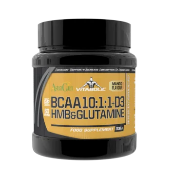 Aminoacizi pudra BCAA 10:1:1 Glutamine HMB Cola, 300g, Vitabolic
