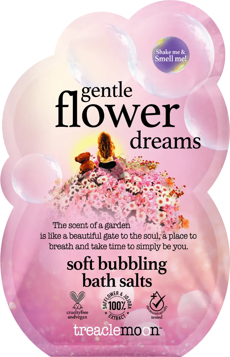 Saruri de baie Gentle Flower Dreams, 80g, Treaclemoon