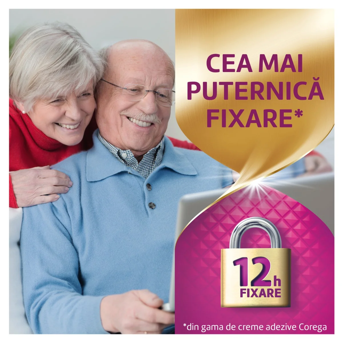 Crema adeziva pentru proteza Fixare & Confort, 40g, Corega