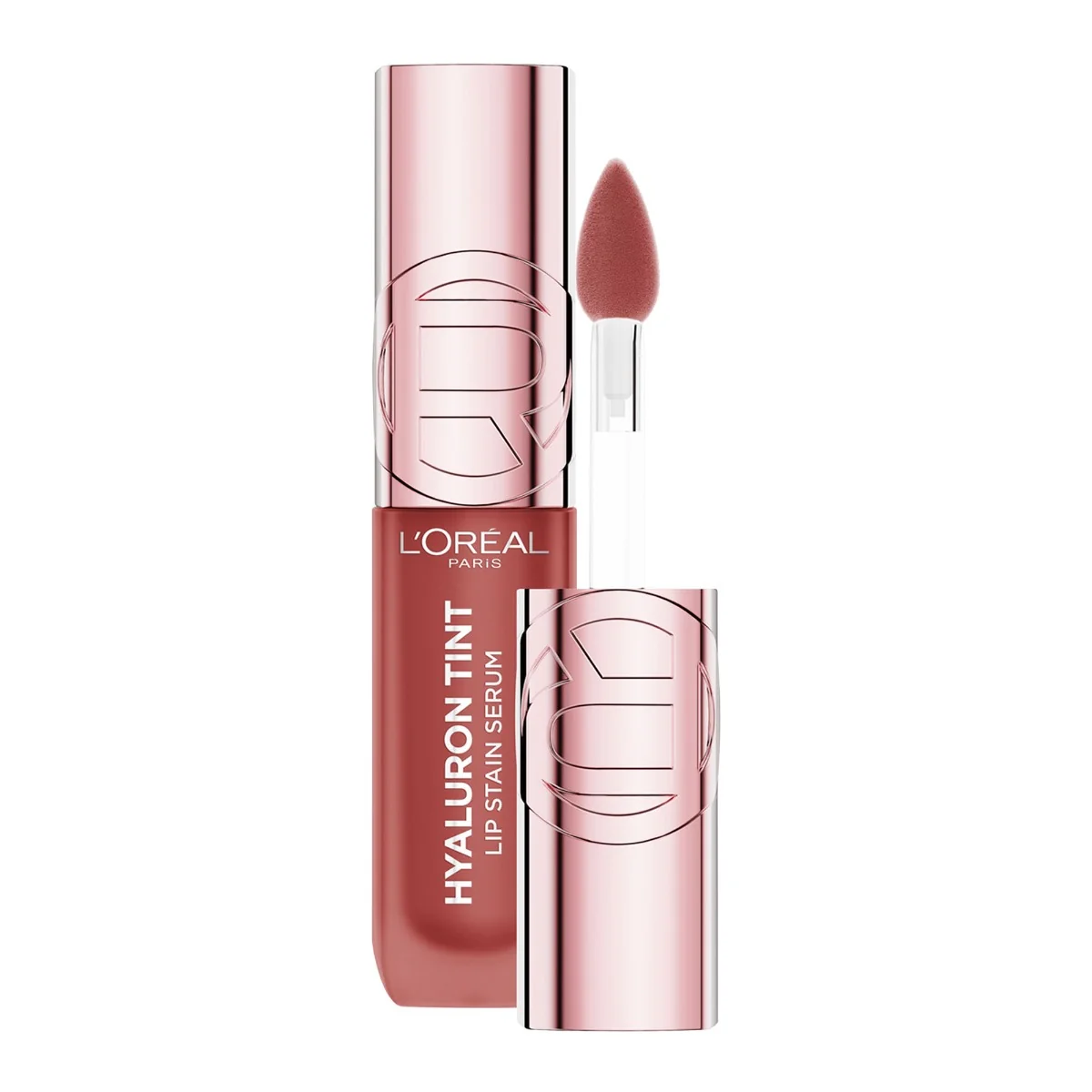 Luciu de buze hidratant Hyaluron Tint Lip Stain Serum Nr. 640 Tea Time Medium, 5ml, L'oreal Paris