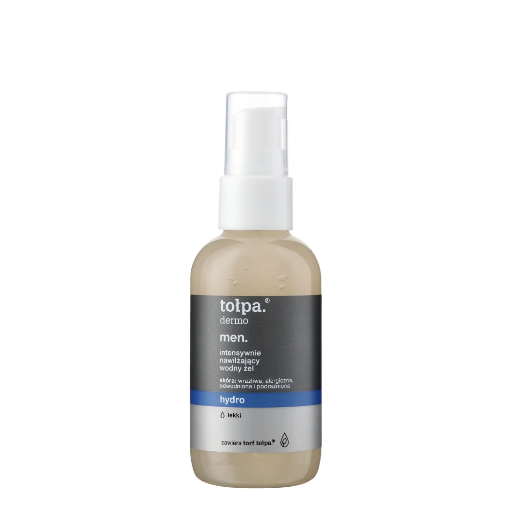 Gel hidratant pentru curatarea fetei Dermo Men Hydro, 75ml, Tolpa