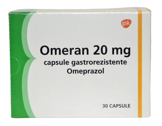 Omeran 20mg, 30 capsule gastrorezistente, GSK