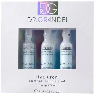 Set fiole cu acid hialuronic Hyaluron, 3x3ml, Dr.Grandel