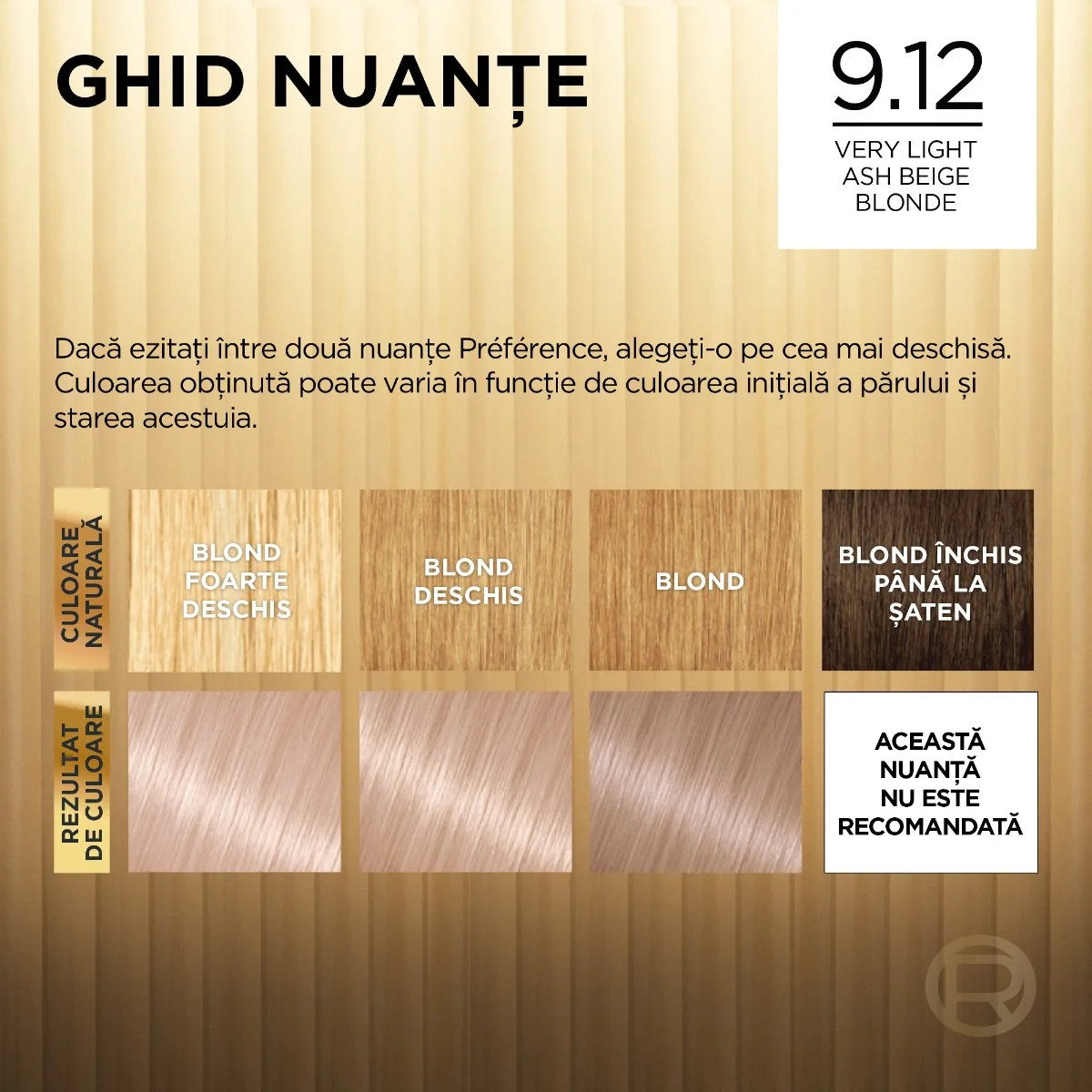 Vopsea de par permanenta cu amoniac Preference 9.12 Siberia, 204ml, L'Oreal Paris