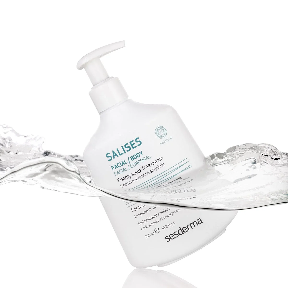 Crema pentru curatare fara sapun Salises, 300ml, Sesderma