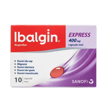Ibalgin Express 400mg, 10 capsule, Sanofi 
