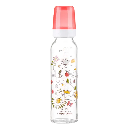 Biberon din sticla Basic, 240ml, Canpol babies