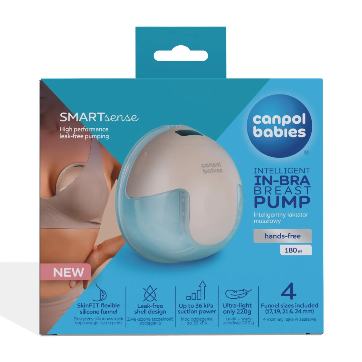 Pompa de san electrica Hands Free SmartSense 20/115, 1 bucata, Canpol babies