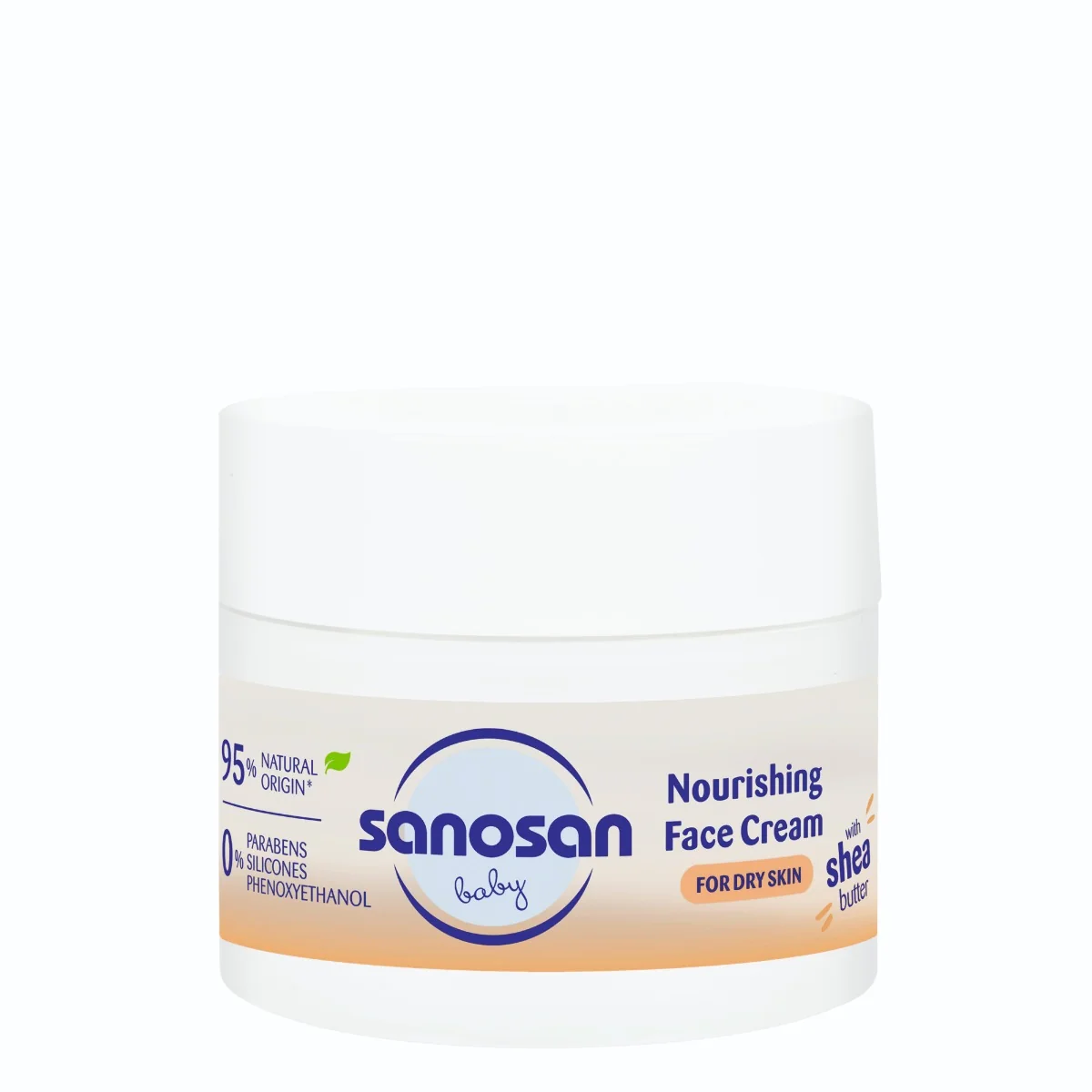 Crema nutritiva de fata pentru piele uscata 0 luni+, 50ml, Sanosan