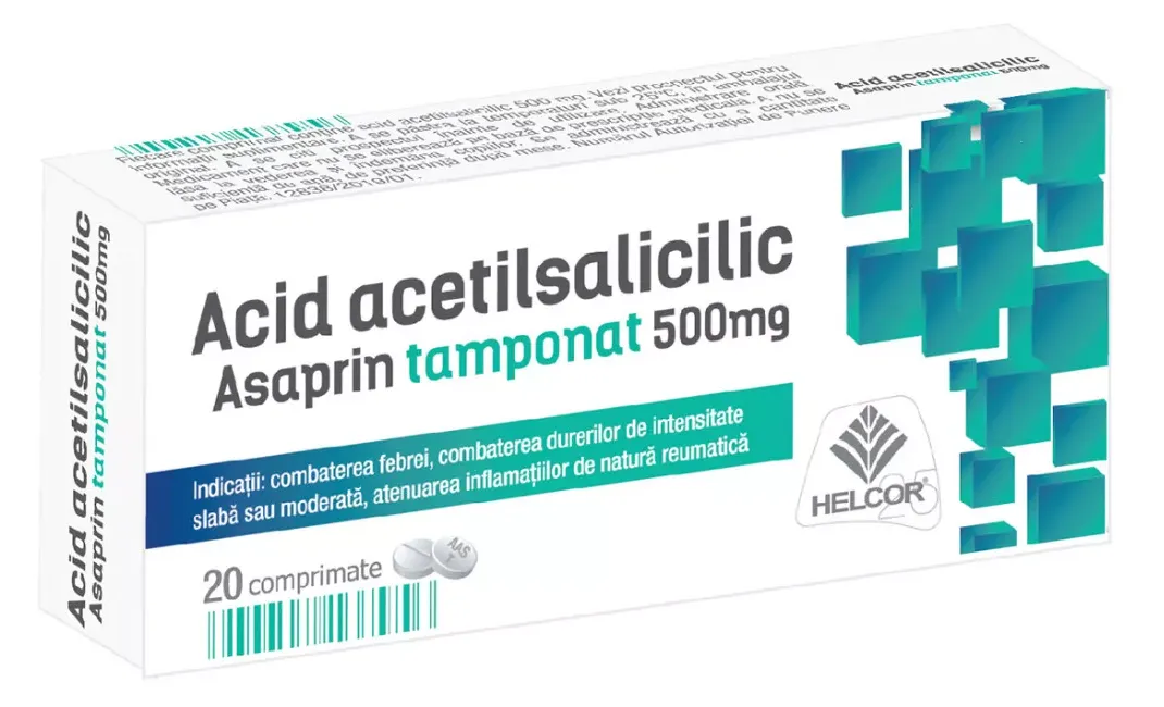 ASAprin T 500mg, 20 comprimate, AC Helcor