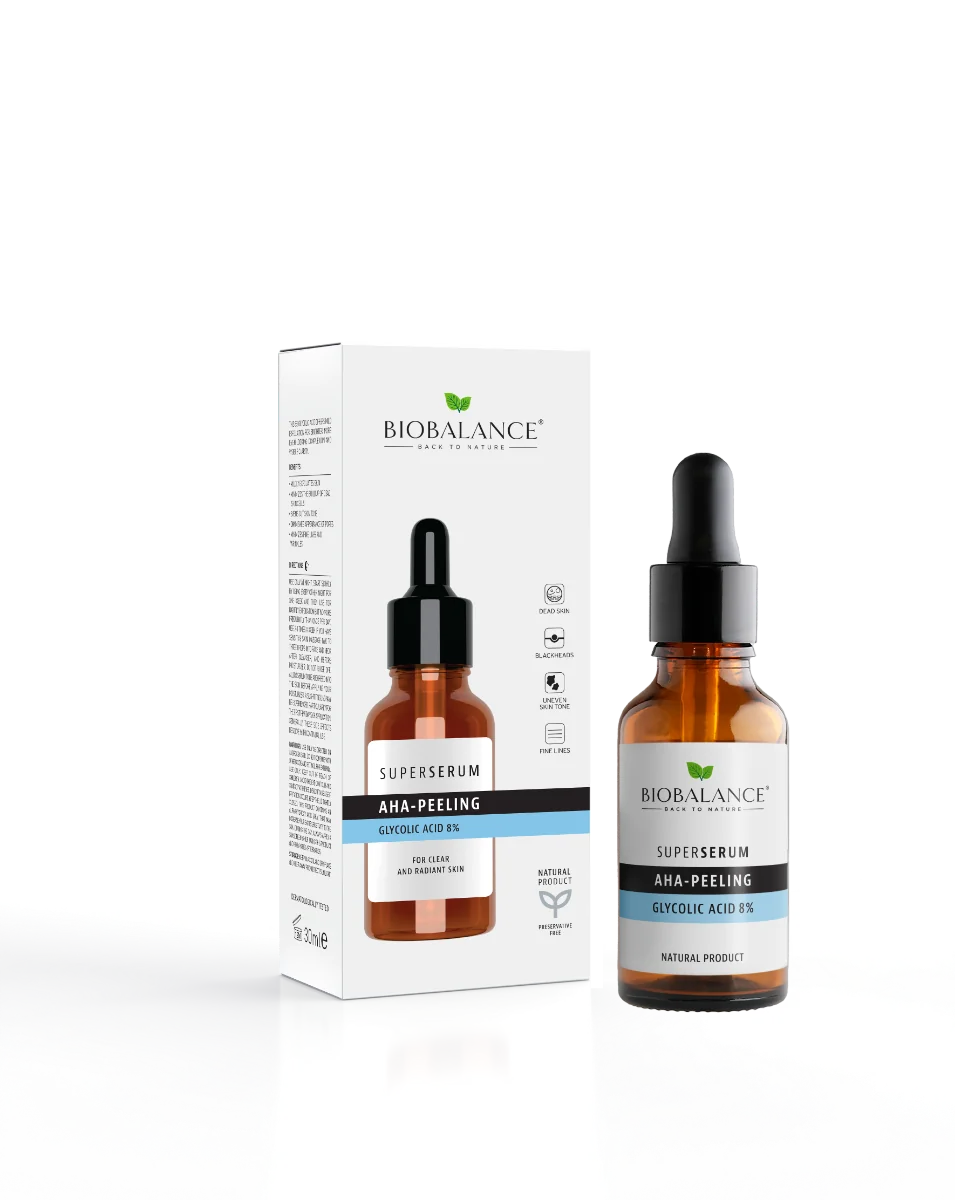 Ser de fata Aha-Peeling Acid Glicolic 8%, 30ml, Bio Balance