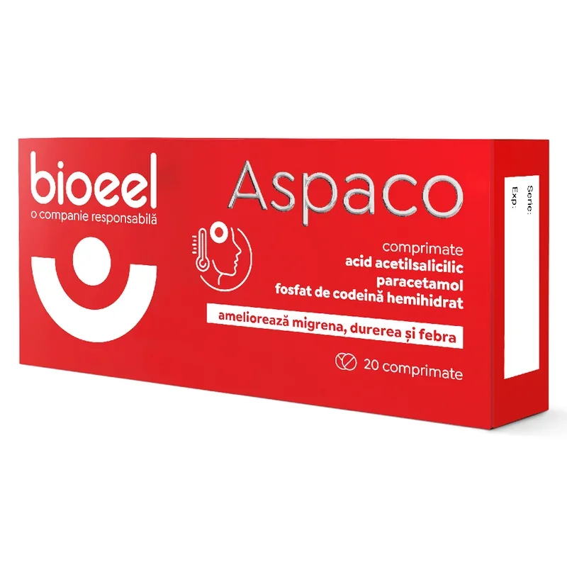 Aspaco, 20 comprimate, Bioeel