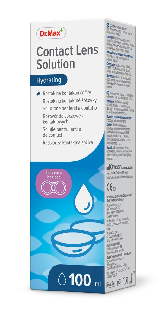 Dr. Max Solutie pentru lentile de contact, 100ml 