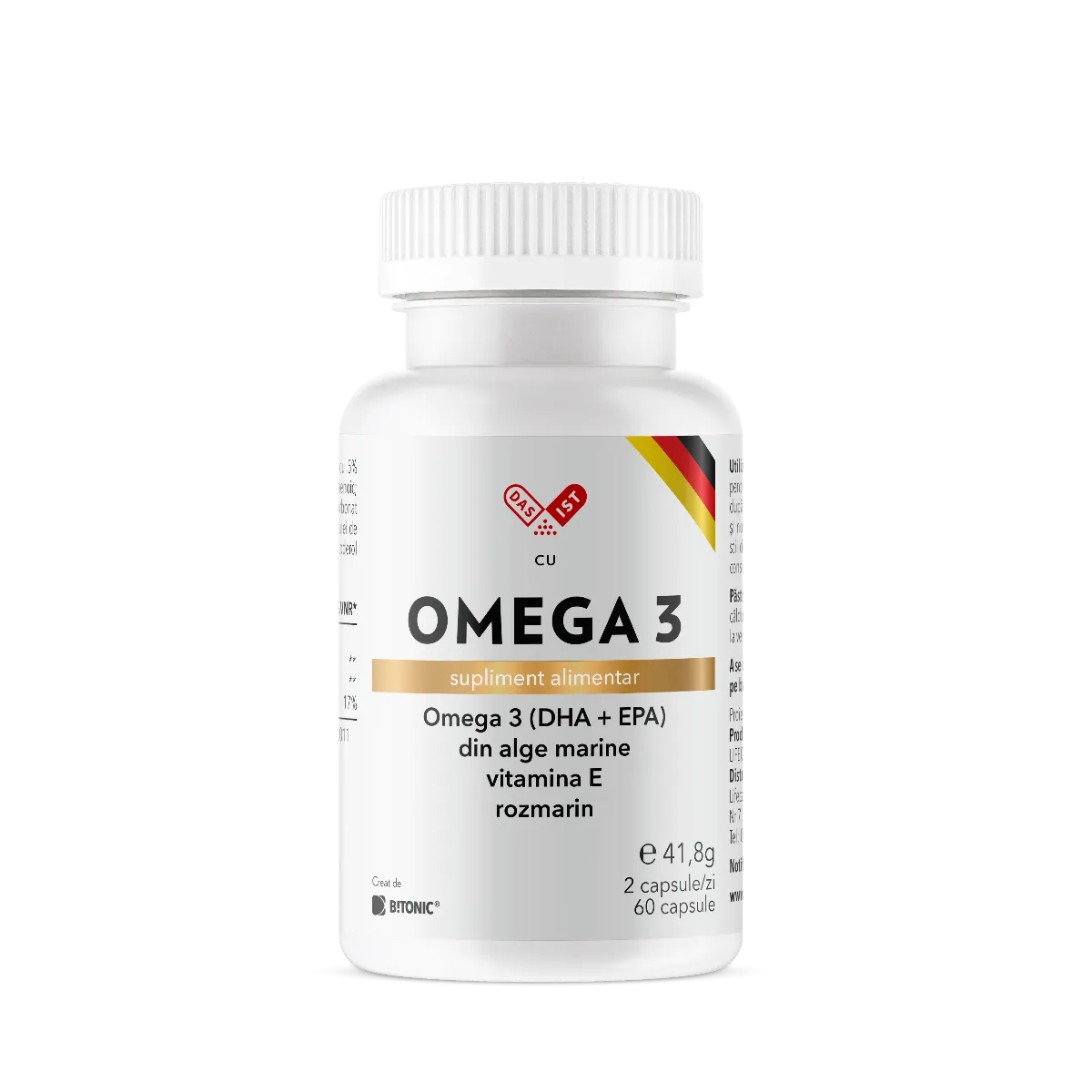 Omega 3, 60 capsule, DAS IST