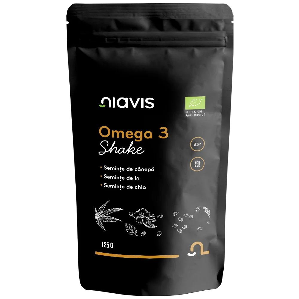 Shake ecologic Omega 3, 125g, Niavis