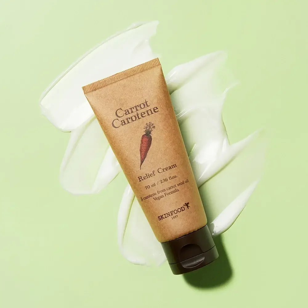 Crema calmanta pentru fata cu caroten din morcov, 70ml, Skinfood