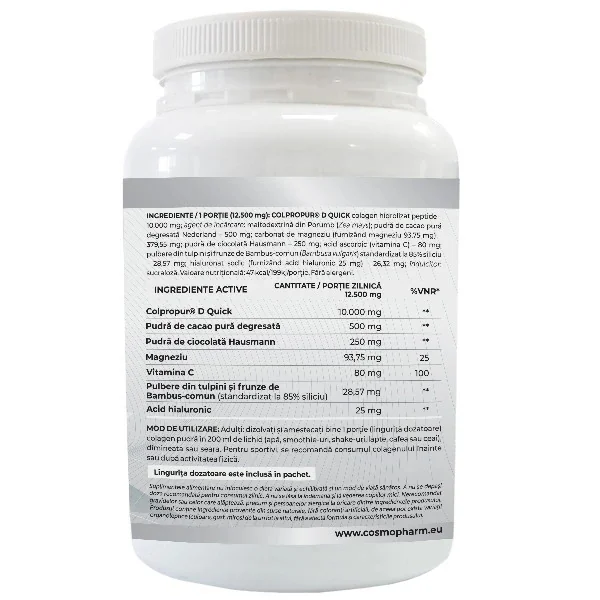 Pudra de colagen Matrix 10000mg, 375g, Cosmopharm