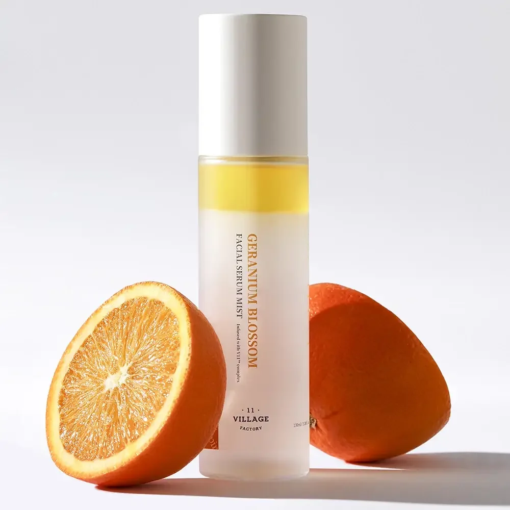 Ser facial nutritiv tip spray Geranium Blossom Fresh Dewy, 100ml, Village 11 Factory