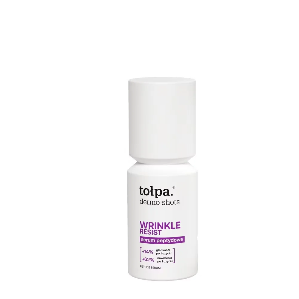 Ser facial cu peptide Dermo Shots Wrinkle Resist, 50ml, Tolpa