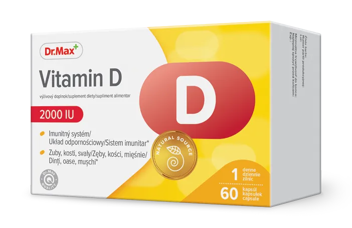 Dr. Max Vitamina D 2000UI, 60 capsule moi