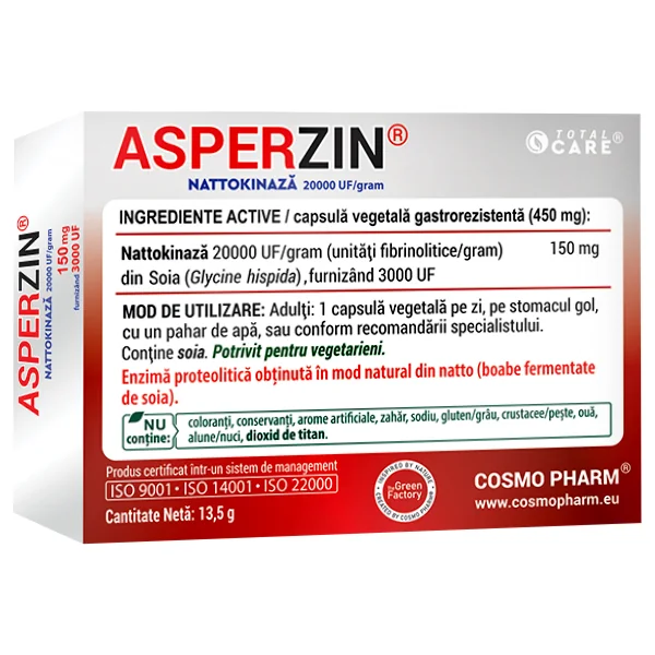 Asperzin 150 mg, 30 capsule, Cosmopharm
