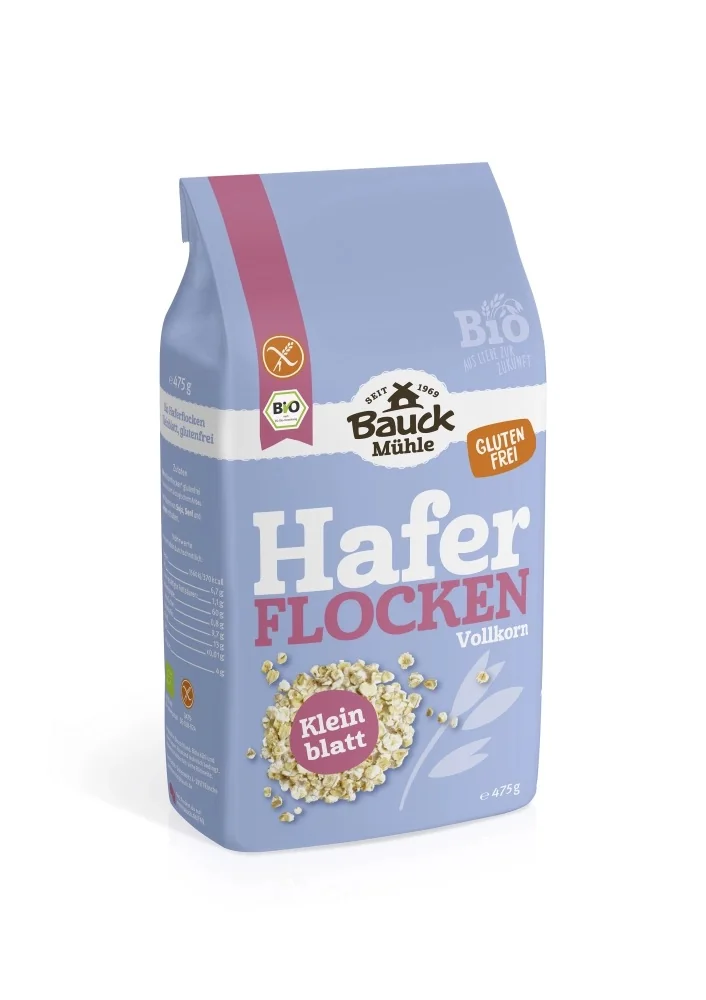 Fulgi de ovaz baby bio, 475g, Bauckhof