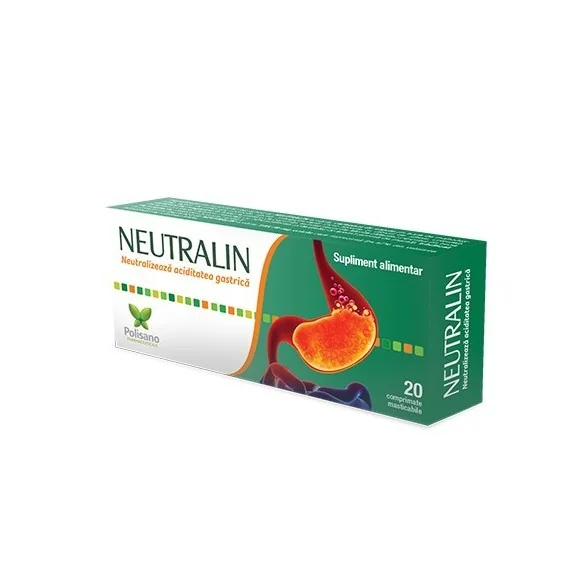 Neutralin, 20 comprimate masticabile, Polisano