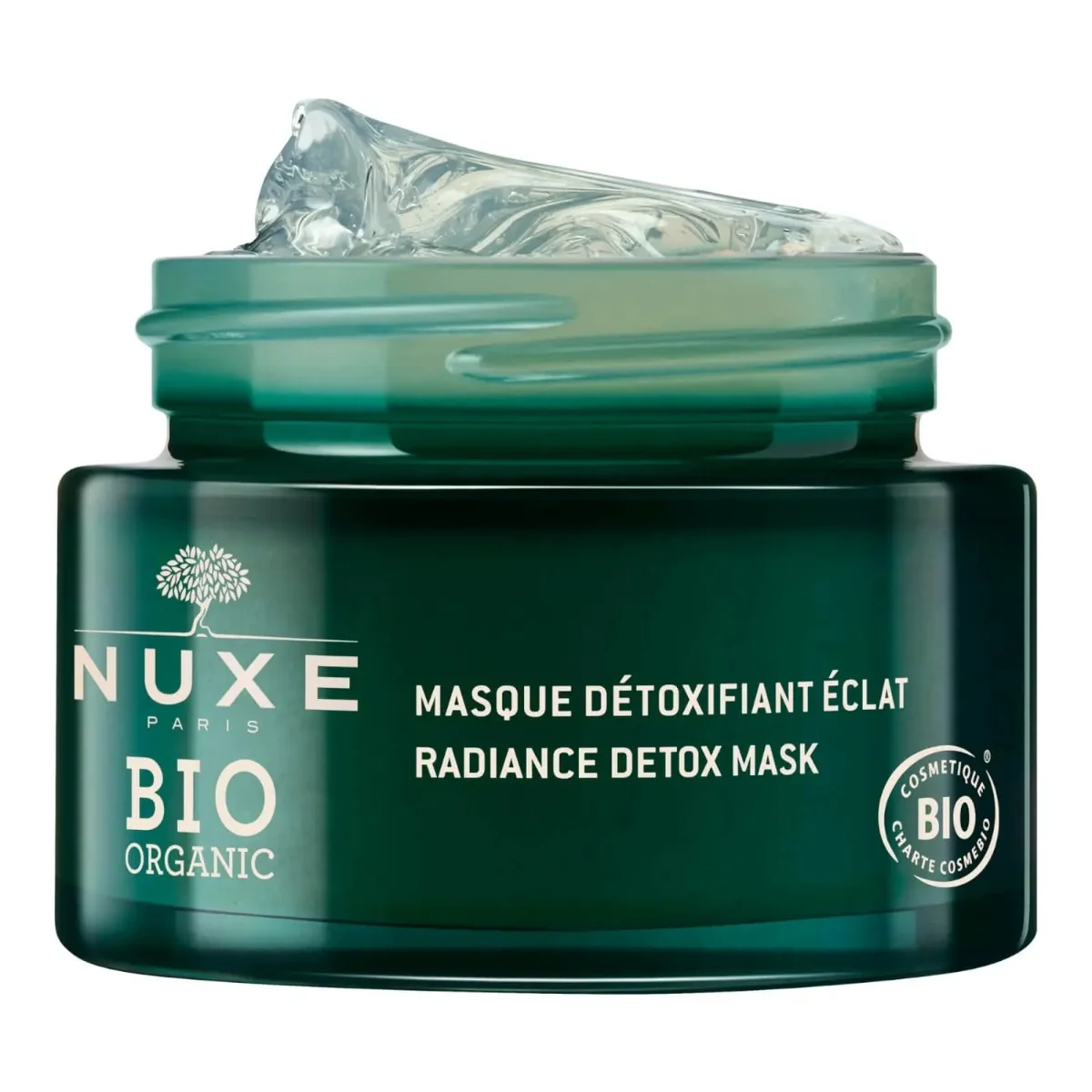 Masca detoxifianta cu efect iluminator pentru toate tipurile de ten Bio Organic, 50ml, Nuxe