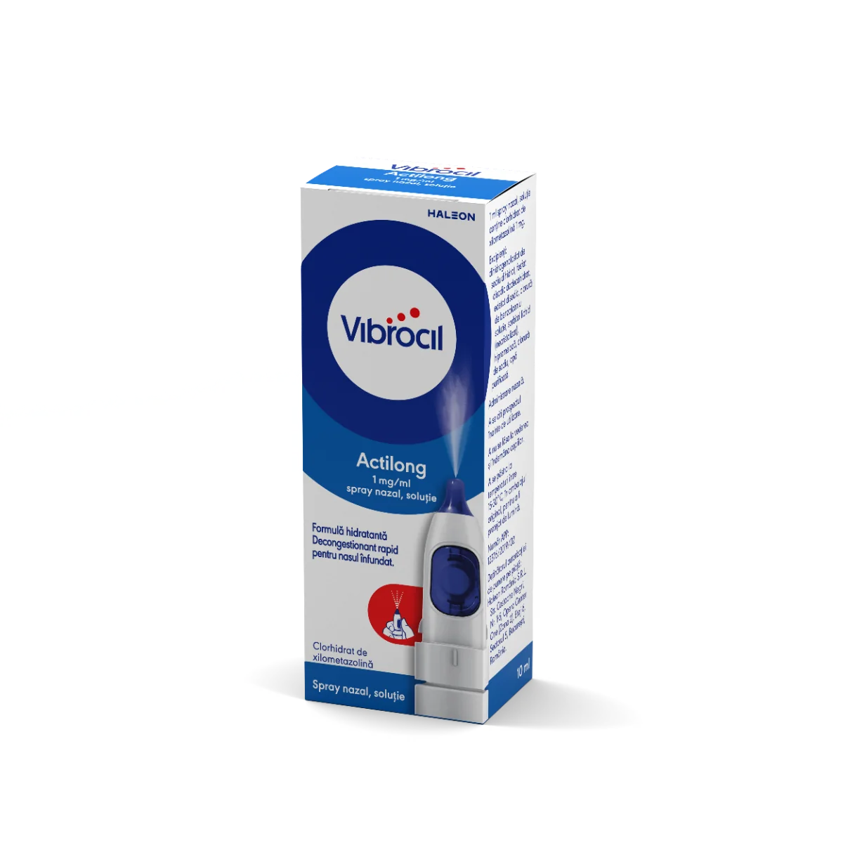 Vibrocil Actilong spray nazal solutie 1mg/ml, 10ml, Haleon
