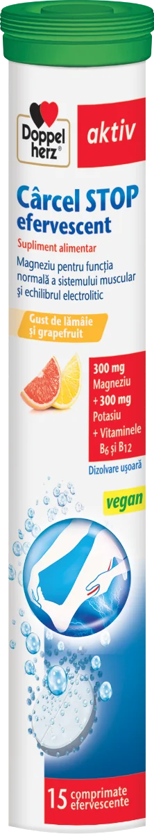 Carcel stop, 15 comprimate efervescente, Doppelherz