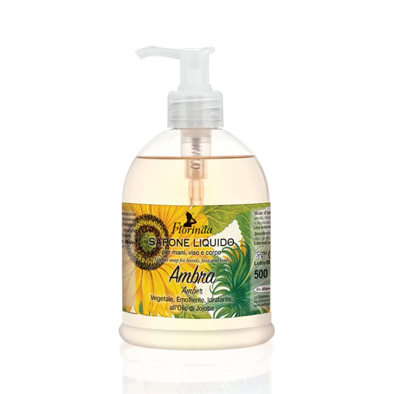 Sapun lichid hidratant cu chihlimbar si ulei de jojoba, 50ml, Florinda