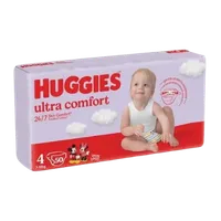 Scutece Ultra Comfort Marimea 4 pentru 7 - 18kg, 50 bucati, Huggies