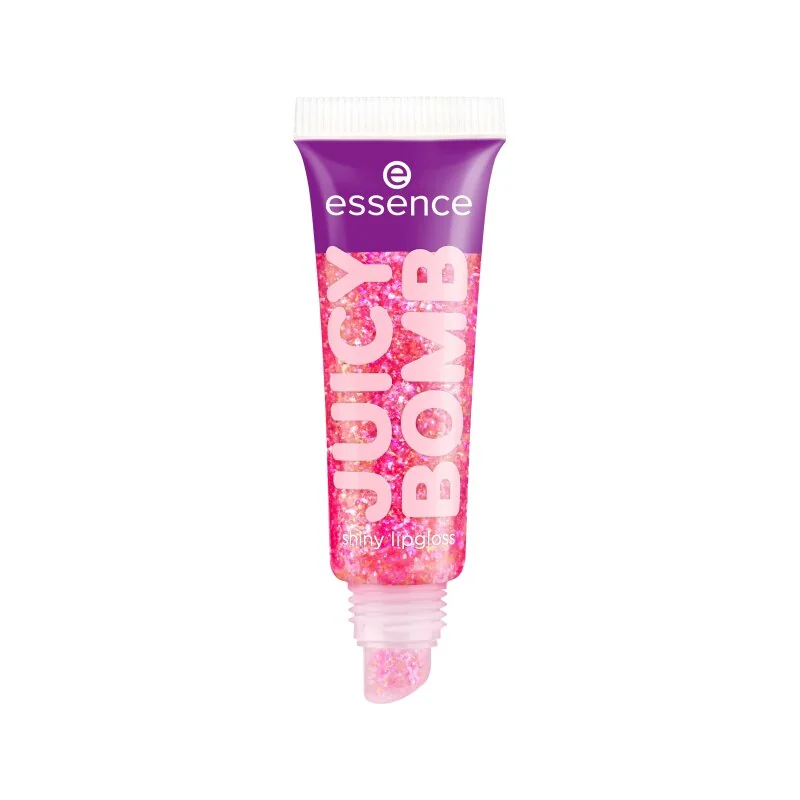 Luciu de buze Juicy Bomb Party Shiny Lipgloss 02 Luminous Lime, 10ml, Essence