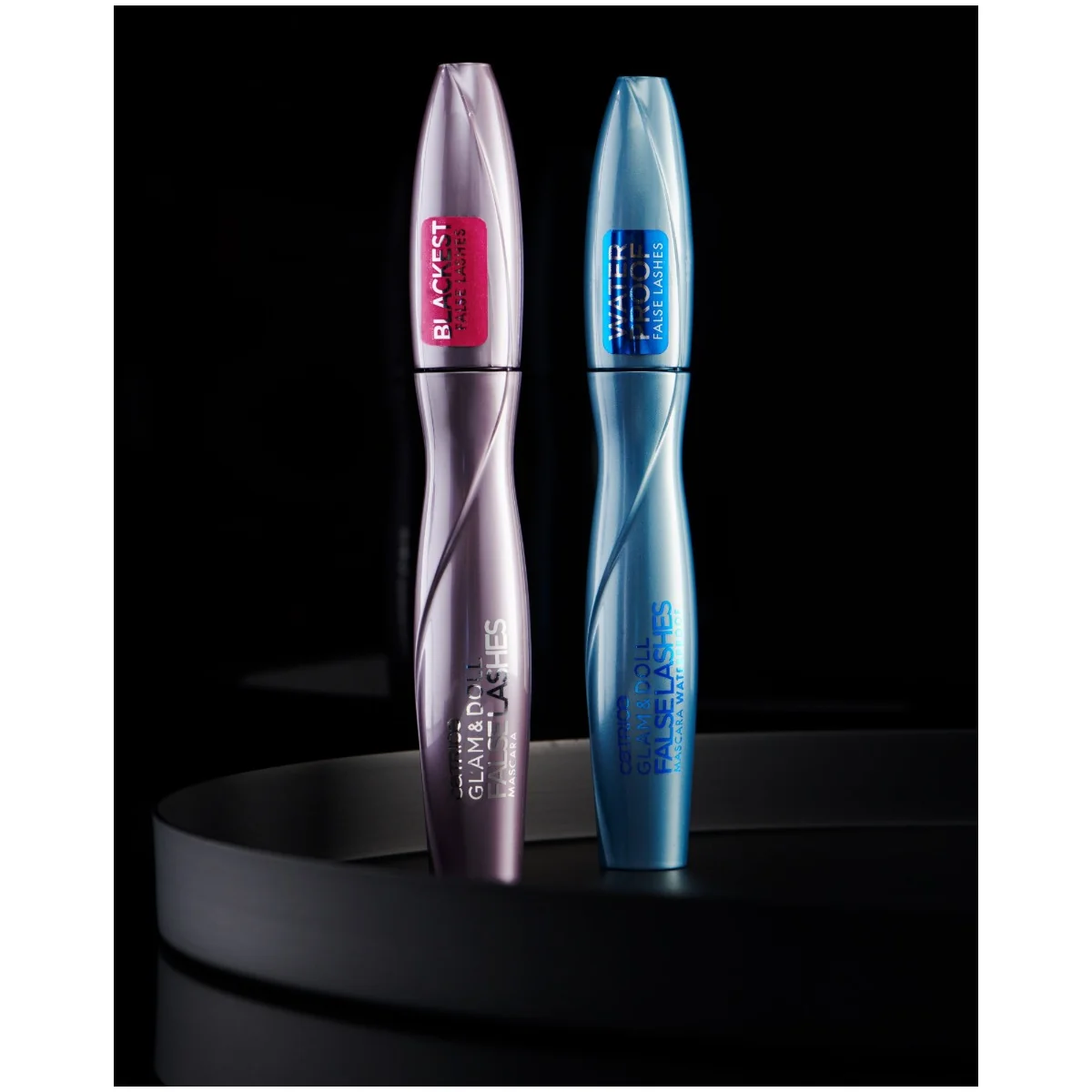 Mascara rezistent la apa Glam&Doll False Lashes Waterproof 010 - Black Waterproof, 10ml, Catrice