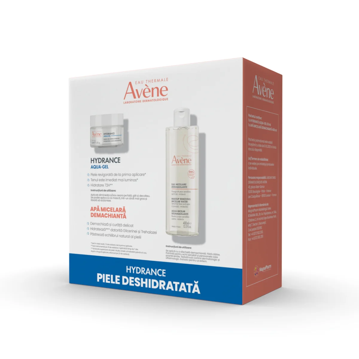 Pachet Hydrance Aqua gel 50ml + Apa micelara demachianta 400ml