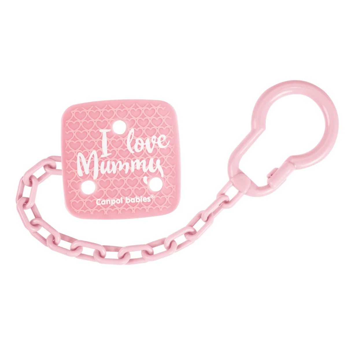 Lantisor pentru suzeta I Love Mummy 2/434_PIN, 1 bucata, Canpol babies