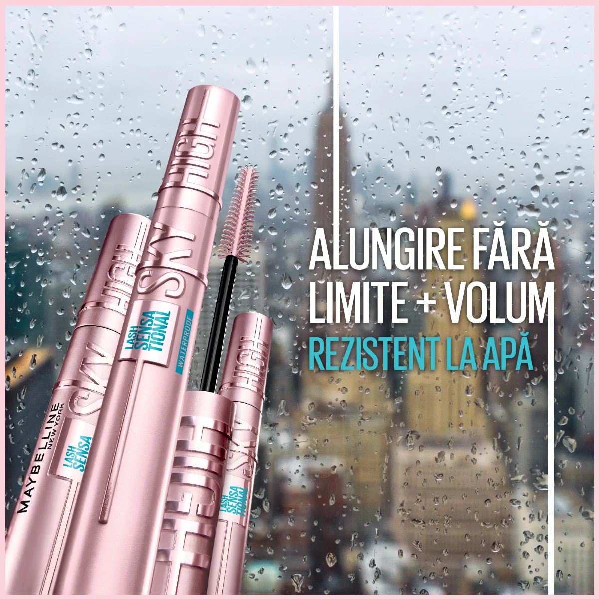 Mascara Lash Sensational Sky High Waterproof, 6ml, Maybelline