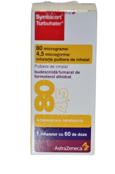 Symbicort Turbuhaler 80/4.5mcg, 60 doze, AstraZeneca