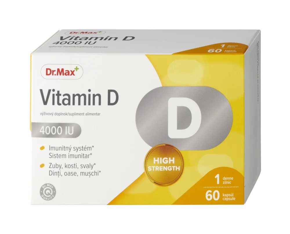 Dr. Max Vitamina D 4000UI, 60 capsule 