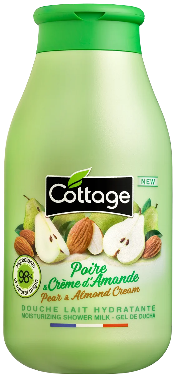 Gel de dus Pere si Migdale, 250ml, Cottage