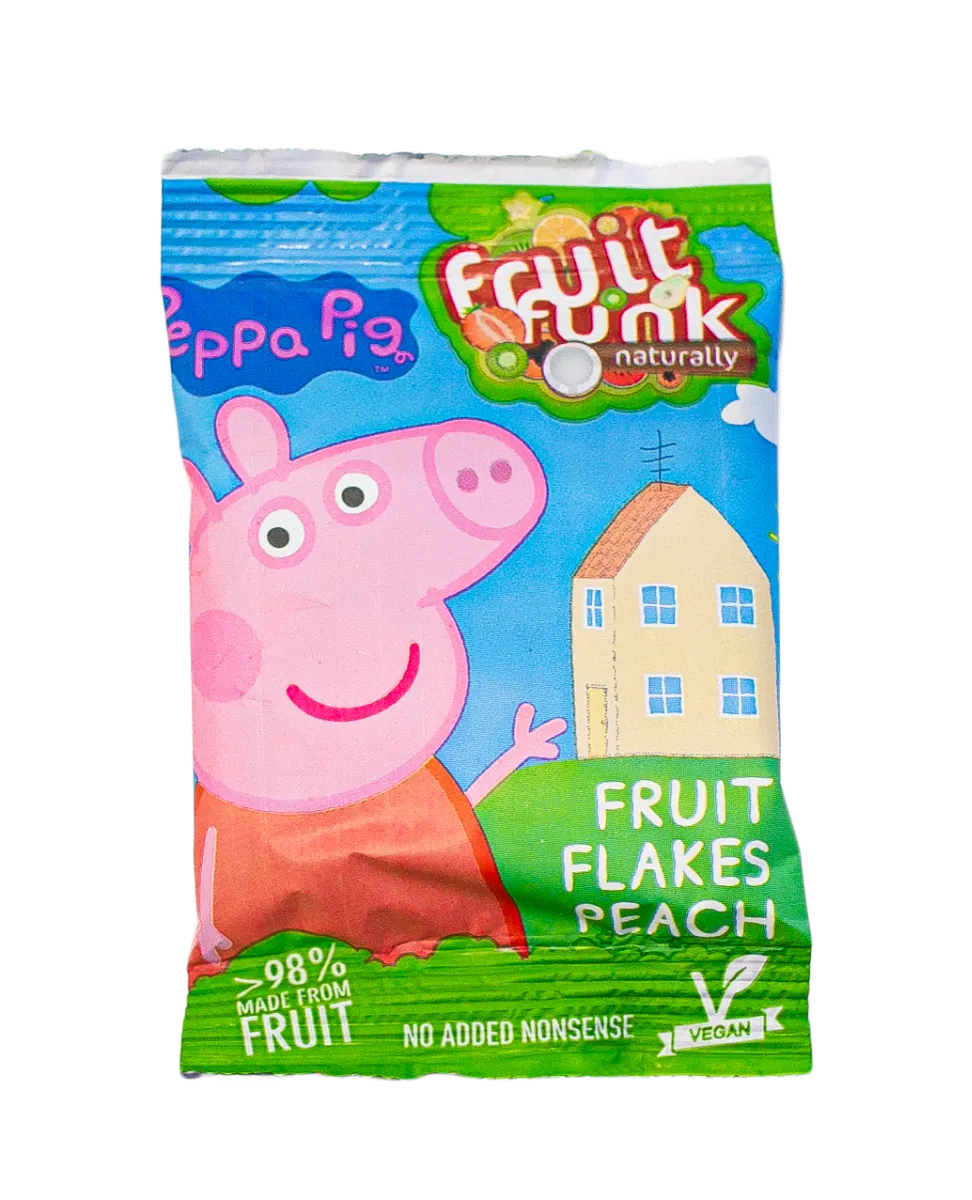 Fulgi din fructe cu piersici Peppa Pig, 16g, Fruit Funk