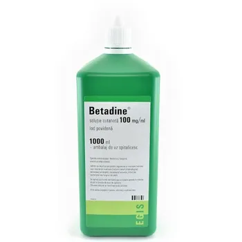 Betadine solutie externa 10%, 1000 ml, Egis 