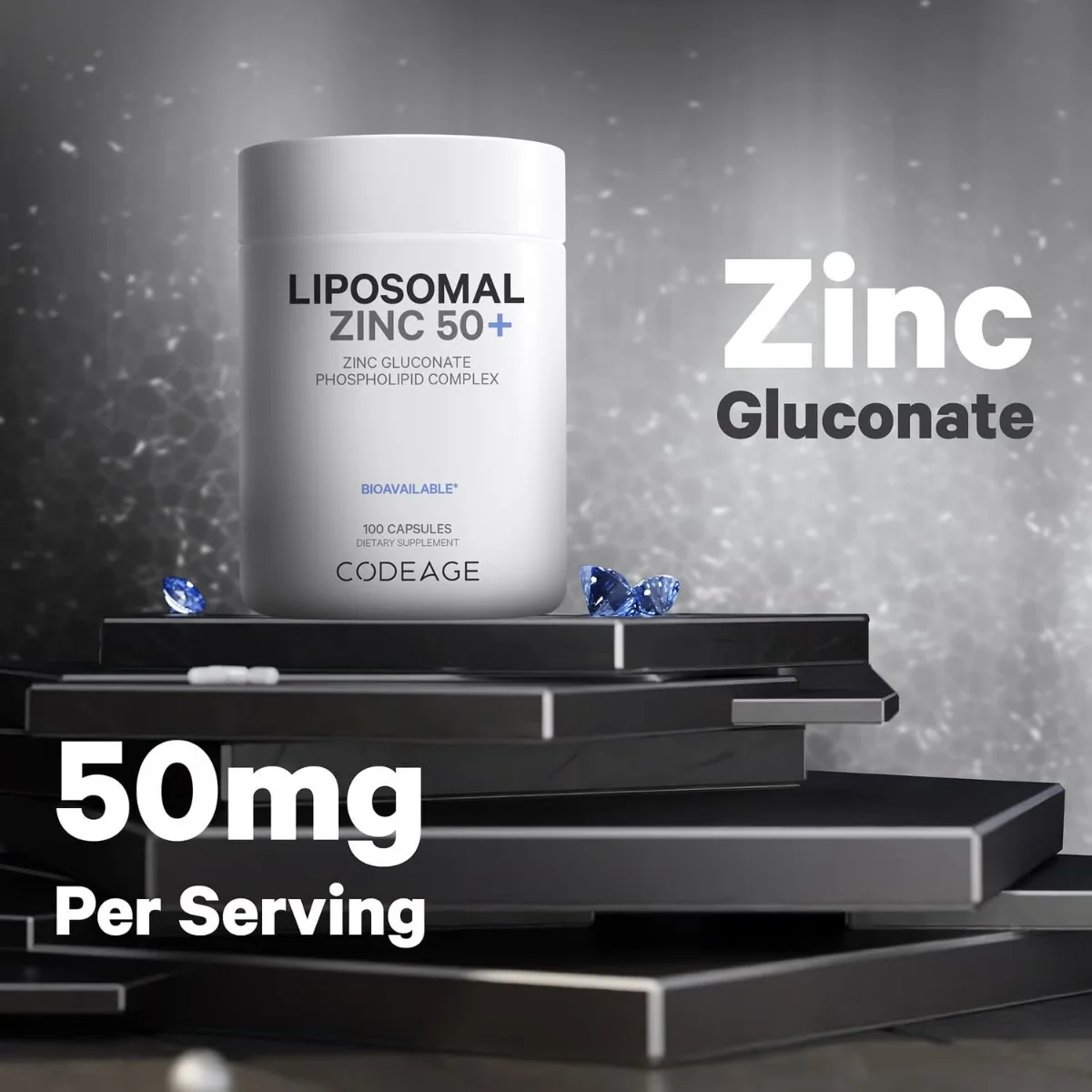 Zinc liposomal 50+, 100 capsule, Codeage