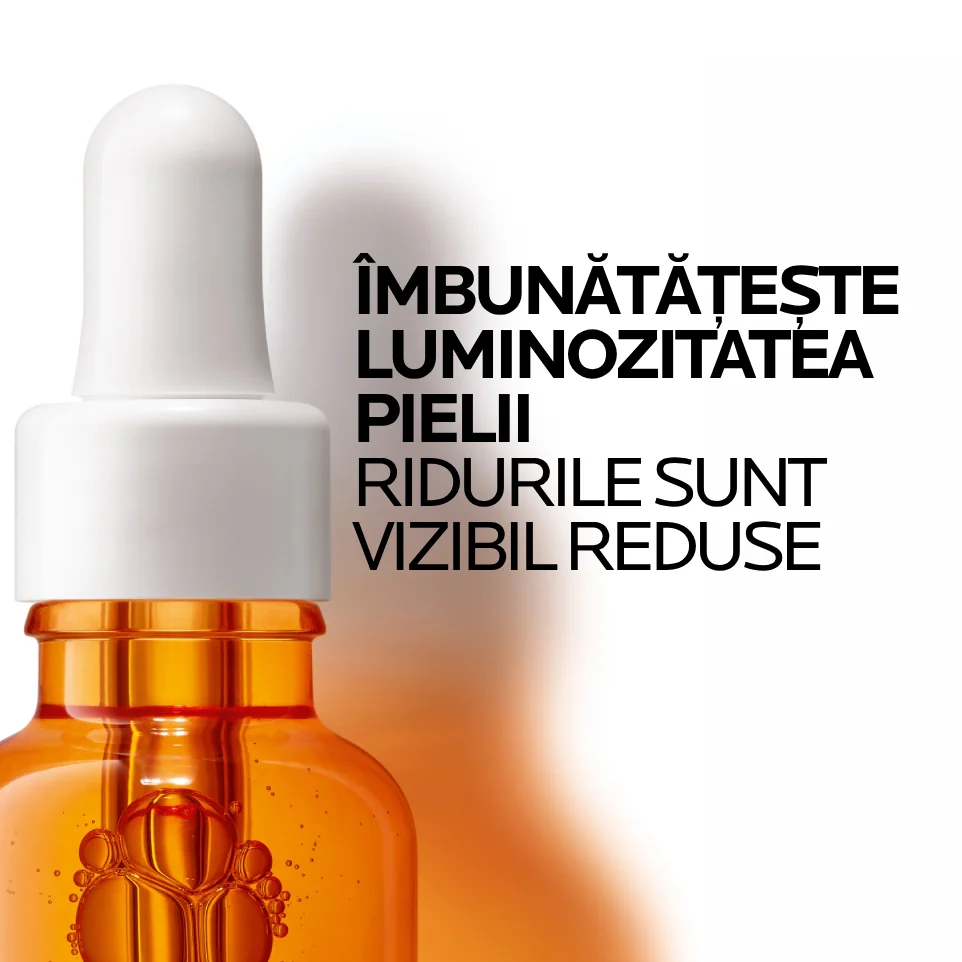 Ser cu vitamina C 12% pura cu eficacitate antirid, 30ml, La Roche-Posay