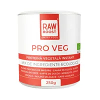 Proteina vegetala Pro Veg Smart Food Bio, 250g, Rawboost