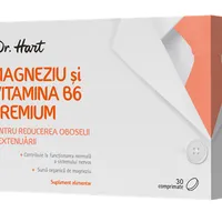Dr.Hart Magneziu si Vitamina B6 Premium, 30 comprimate