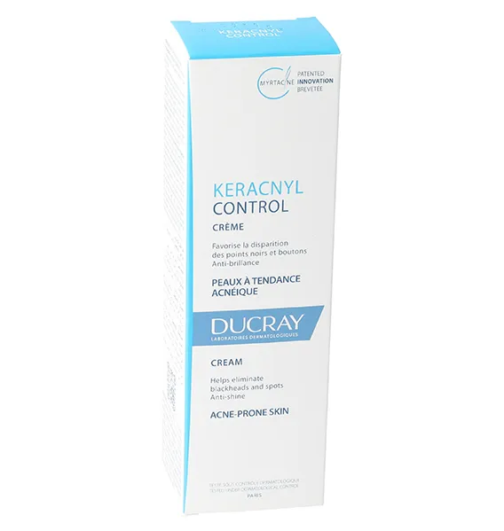 Crema anti-imperfectiuni pentru tenul cu tendinta acneica Keracnyl Control, 30ml, Ducray