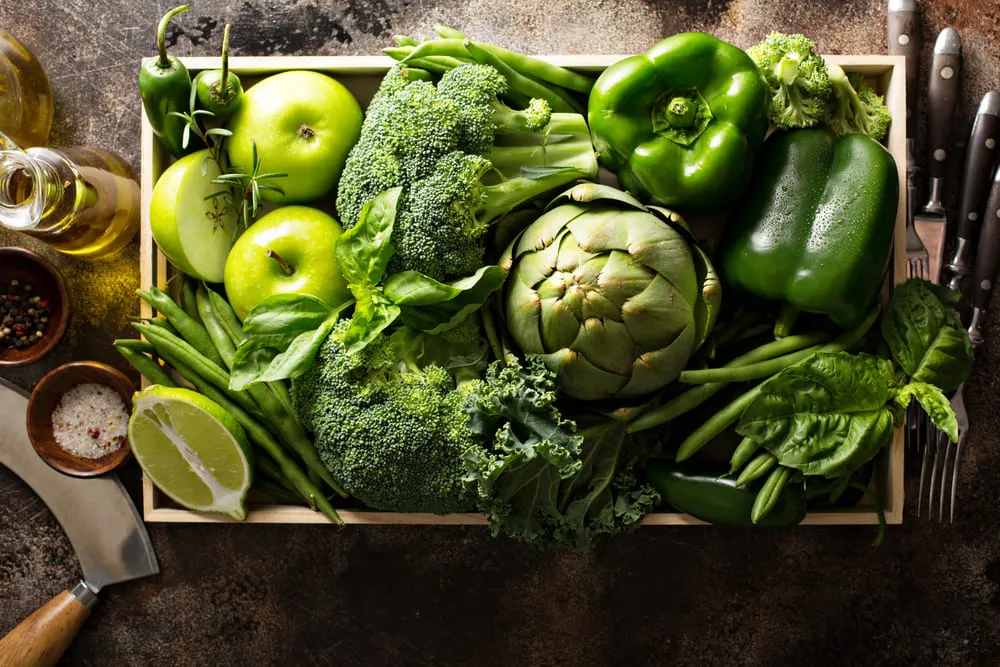 fructe si legume verzi