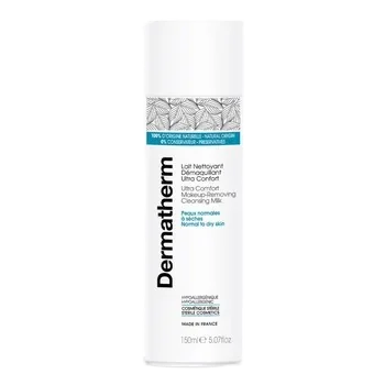 Lapte organic demachiant pentru ten normal si uscat, 150ml, Dermatherm 