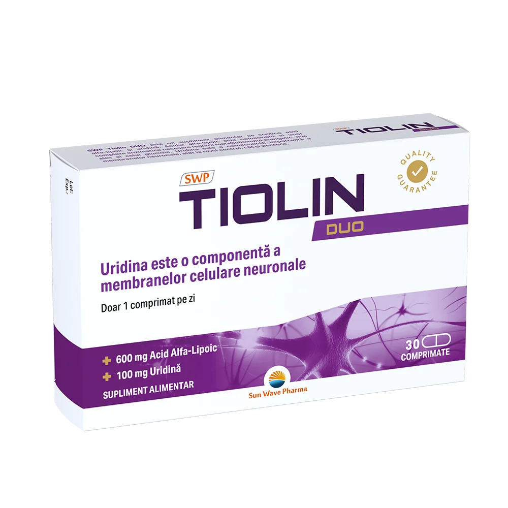 Tiolin Duo, 30 comprimate, Sun Wave Pharma